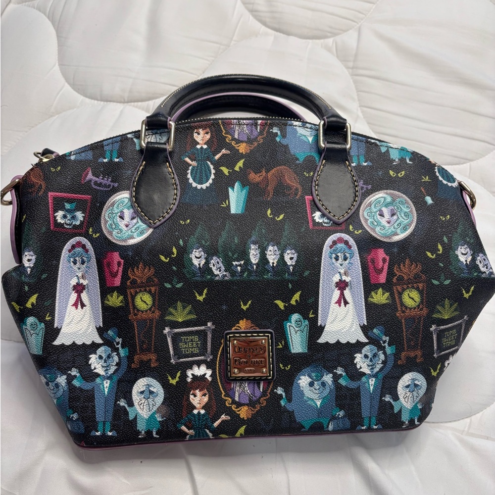 Dooney & Bourke Black Haunted Mansion Satchel - Picture 5 of 5
